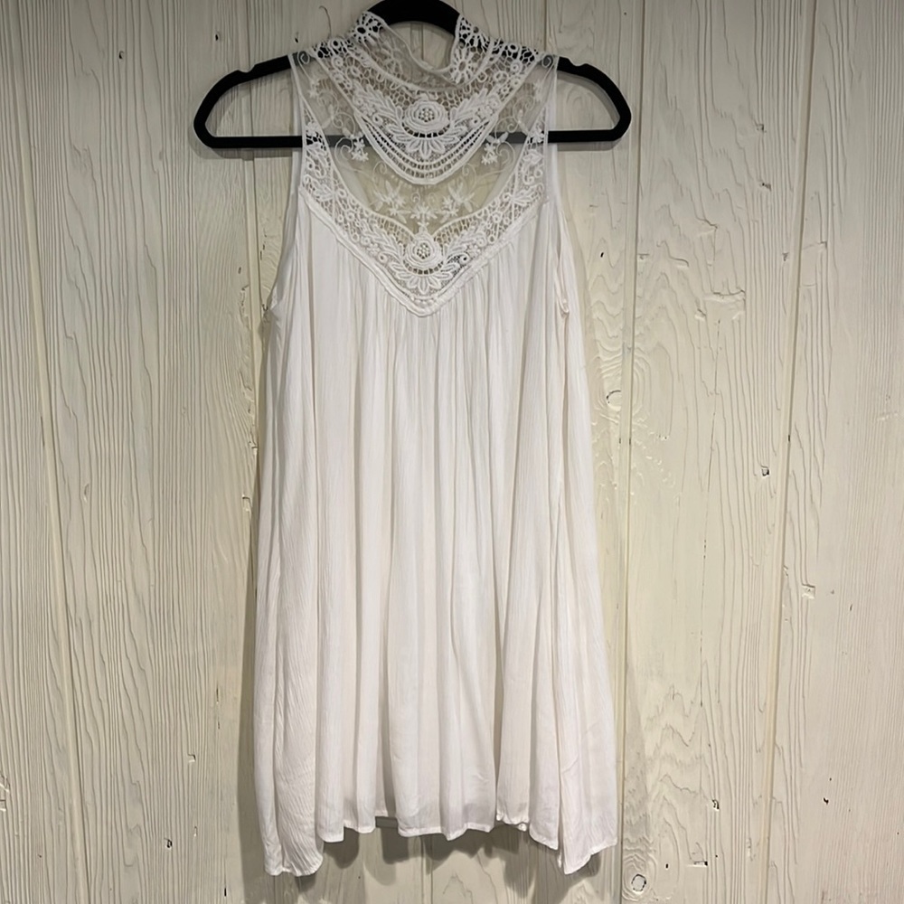 J for Justify A Line Crochet Lace Dress Medium